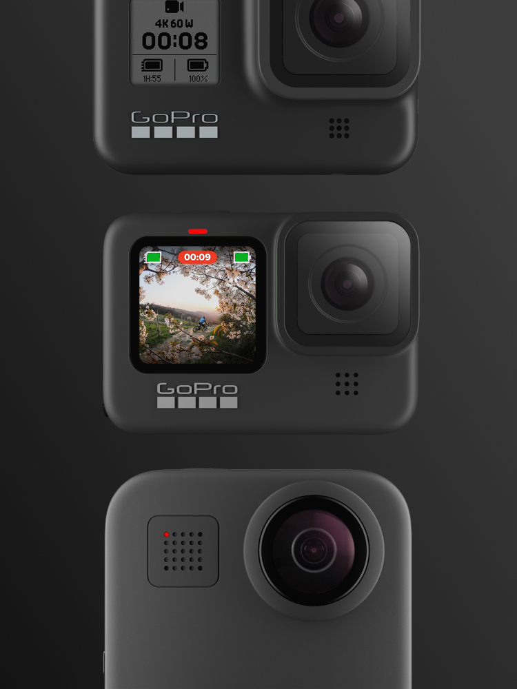 GoPro Action Cameras, 360 Camera + Accessories