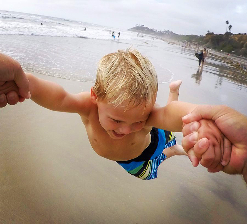 GoPro POV shots of kiddos