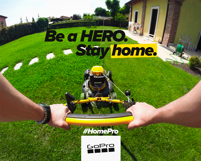 GoPro Be a HERO. Stay Home campaign