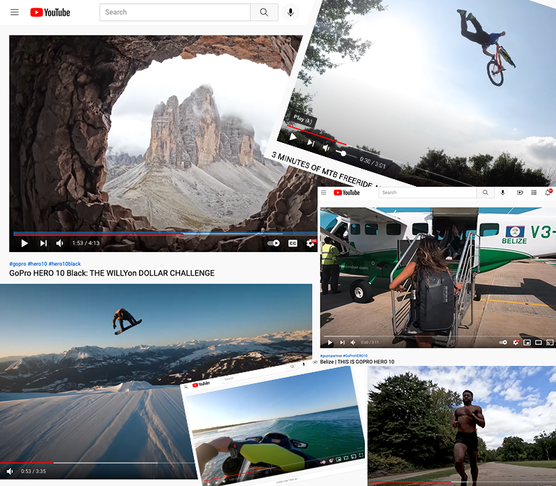GoPro creators share HERO10 Black videos