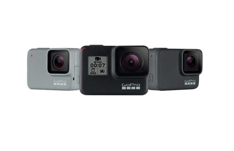 了解系列产品 Hero7 Silver 和hero7 White Gopro